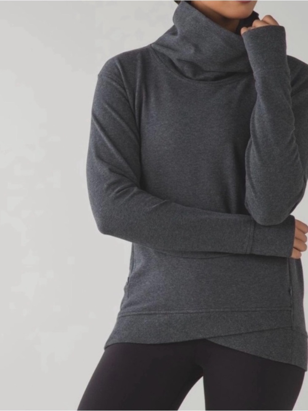 Lululemon Gray On The Double Pullover